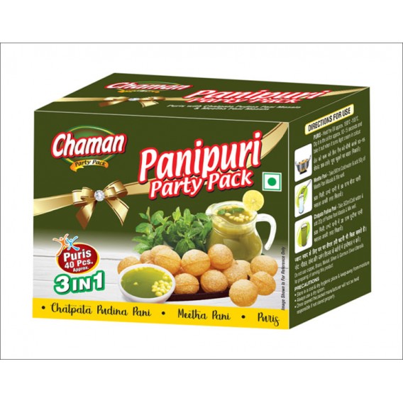 Chaman Pani Puri Party Pack (All-in-one)