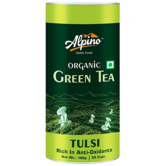 Alpino Certified Organic Tulsi Green Tea 100gm
