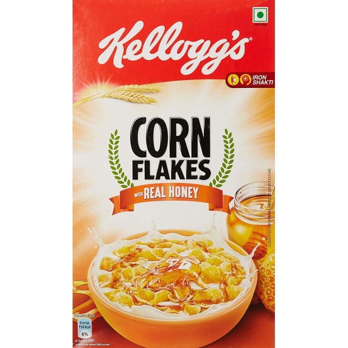 Kellogg's Corn Flakes, with REAL Honey, 300g