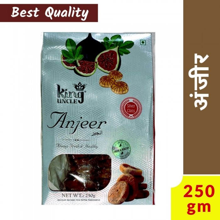 King Uncle Dried Figs / Anjeer - 250 gm