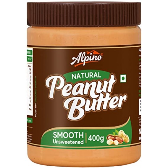 Alpino Natural Peanut Butter Creamy 400gm