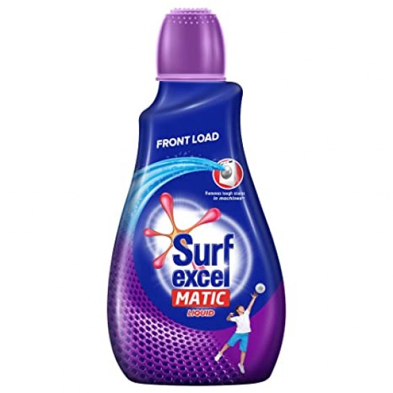 Surf Excel Liquid Detergent - Matic, Front Load, 1 L