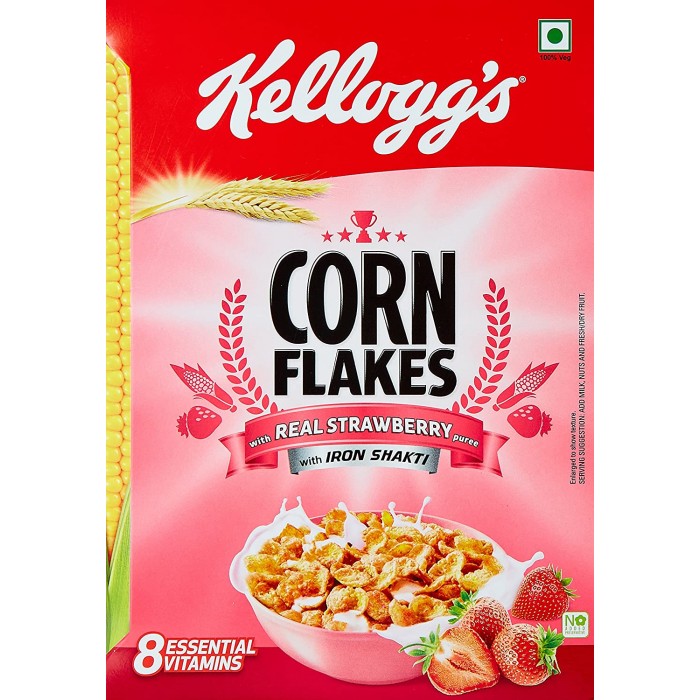 Kellogg's Corn Flakes, Strawberry, 300g
