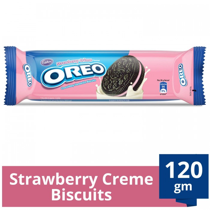 Cadbury Oreo Strawberry Creme Biscuit,120g