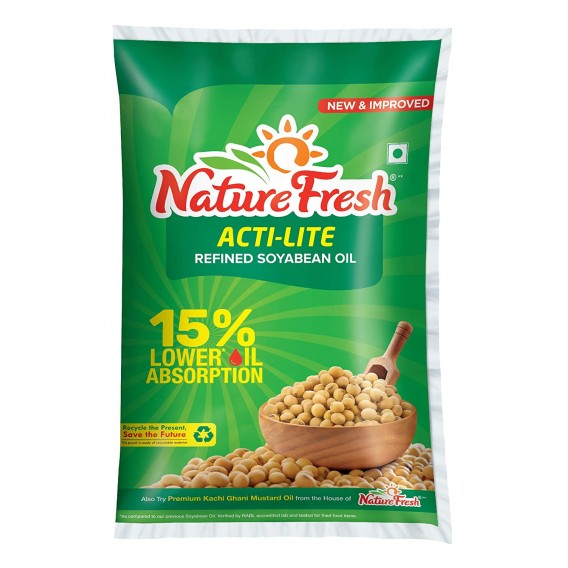 Nature Fresh Soyabean Oil Pouch, 1L
