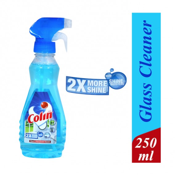 Colin Glass Cleaner Pump 2X More Shine with shine Boosters - 250ml