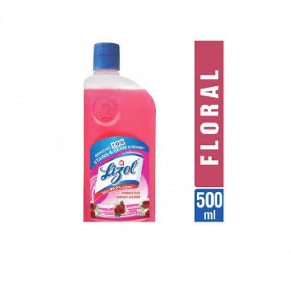 Lizol Disinfectant Floor Cleaner Floral, 500 ml