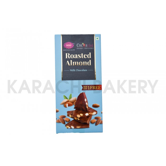 Karachi Bakery Roasted Almonds Chocolate Bar,60 g