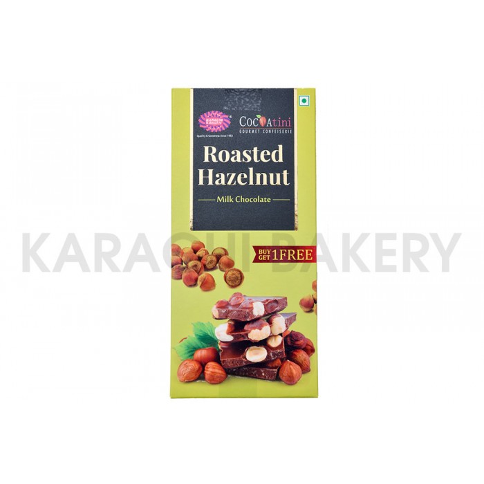 Karachi Bakery Roasted Hazelnuts Chocolate Bar,60 g