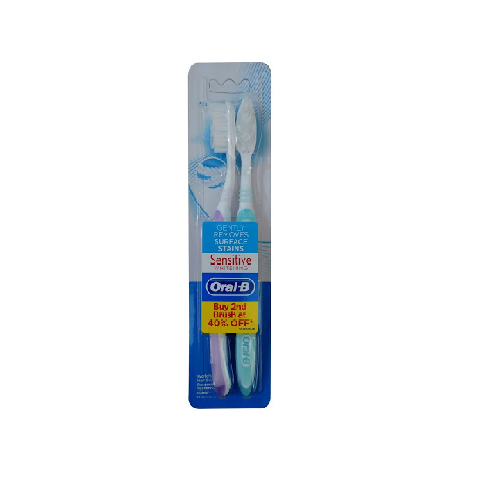 Oral-B Soft Sensitive Whitening Toothbrush 
