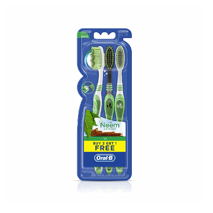 Oral-B with Neem Extract 1-2-3 Toothbrush 