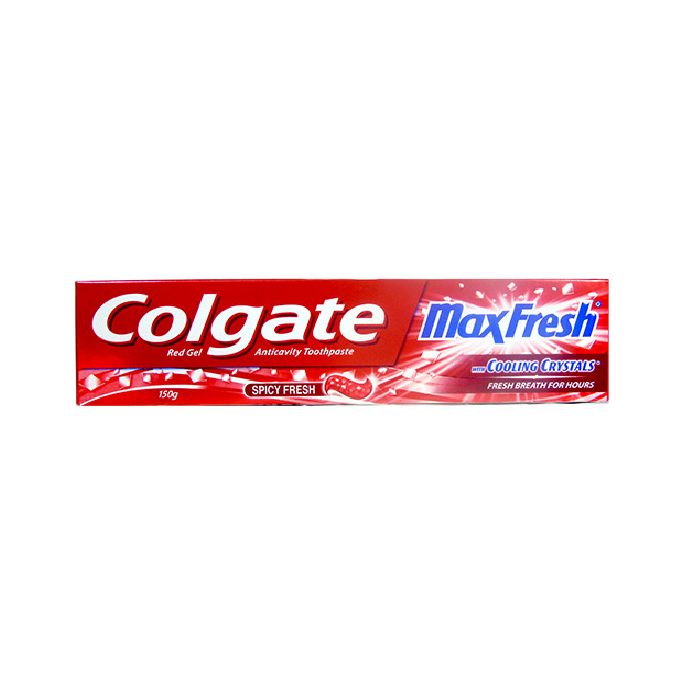 Colgate MaxFresh Anticavity Toothpaste Gel, Spicy Fresh