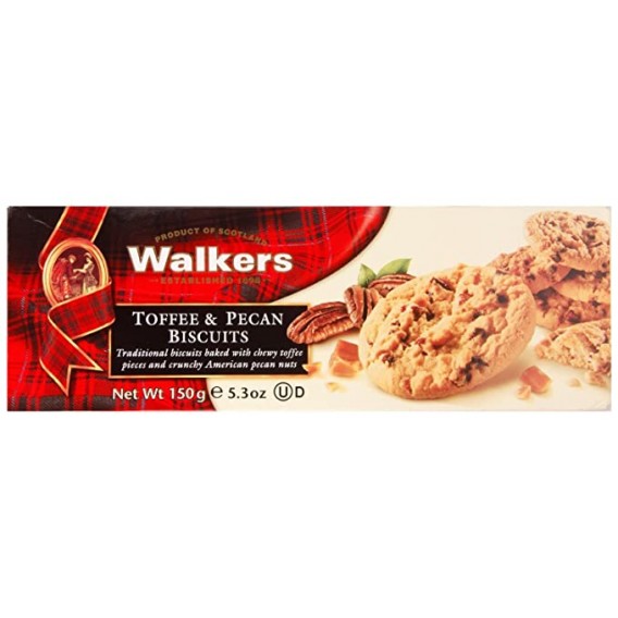 Walkers Biscuits - Toffee and Pecan, 150g Carton Visit the Walkers Store