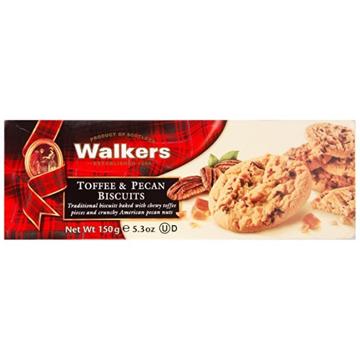 Walkers Biscuits - Toffee and Pecan, 150g Carton Visit the Walkers Store